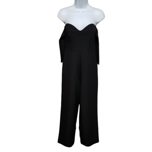 NWT $175 Romeo & Juliet Black Strapless Romper Playsuit Small - Picture 3 of 7